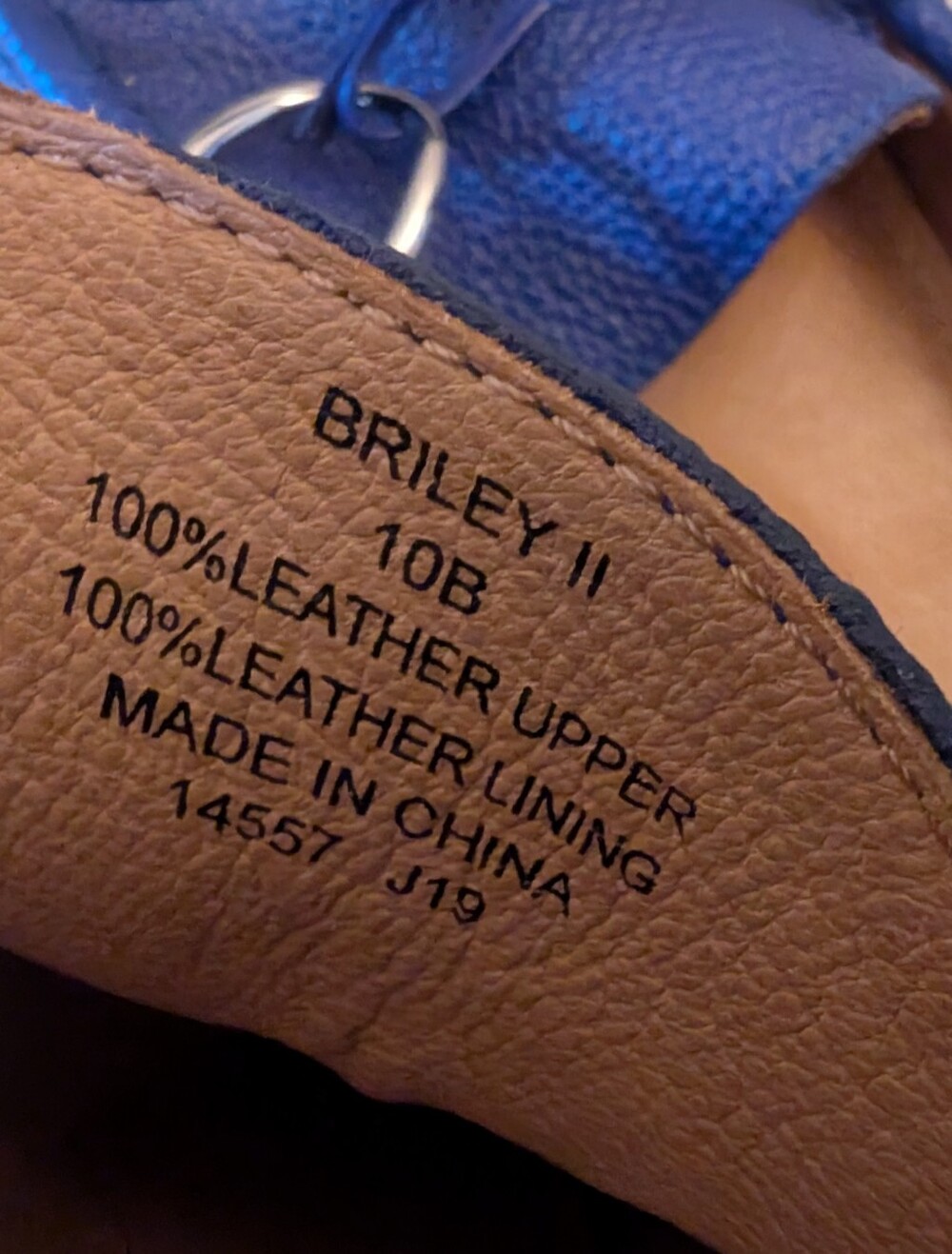 Ralph Lauren Briley Leather Horsebit Loafer Driving Moccasin Blue Women Size 10 - Picture 6 of 7